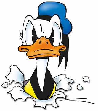 Donald Duck on Donald Duck Kleurplaten En Spelletjes   Kinderspeelplein Nl