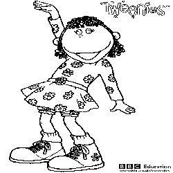 Tweenies kleurplaat